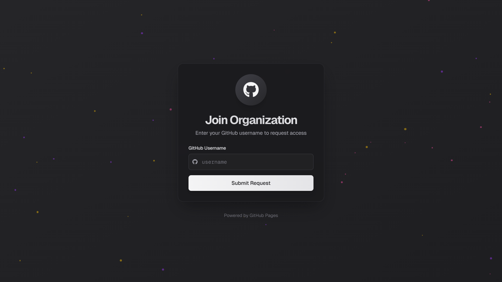 Join Our GitHub Organization - Request Access